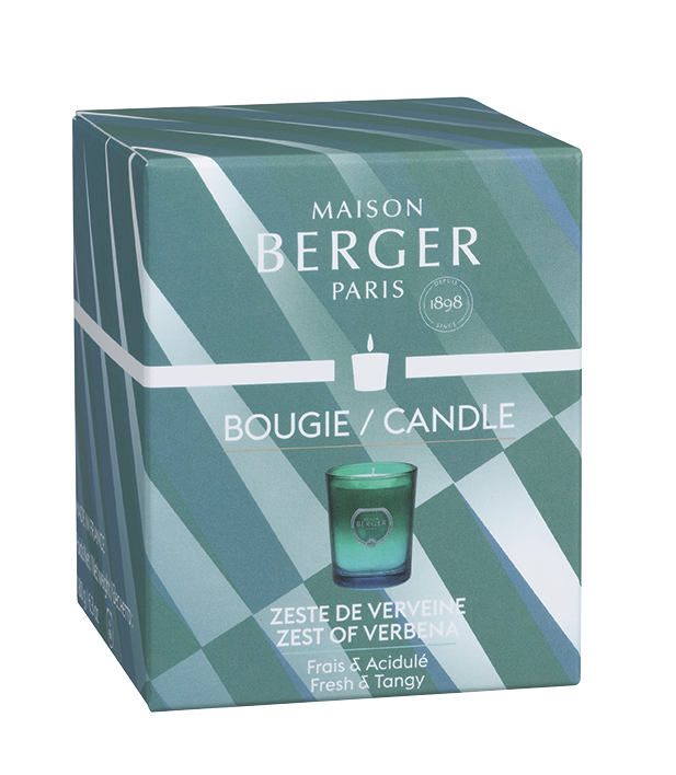 Dare Green-Blue Ombré Scented Candle – Zest of Verbena