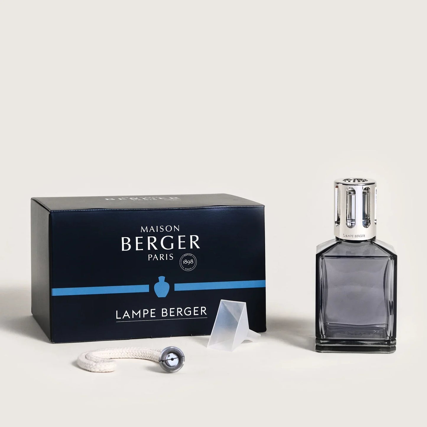 Lampe à parfum Carrée—Gris