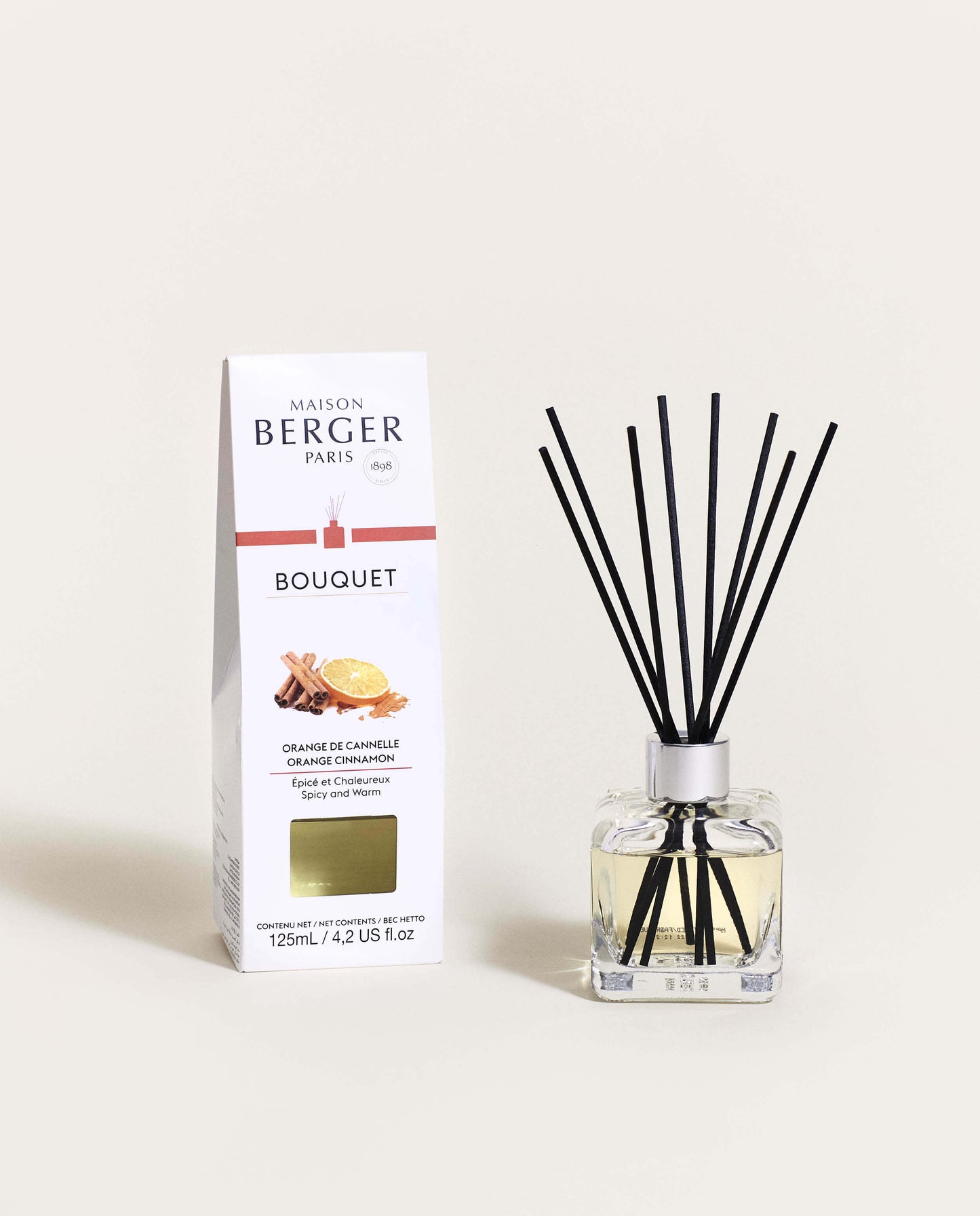 Orange Cinnamon Cube Reed Diffuser