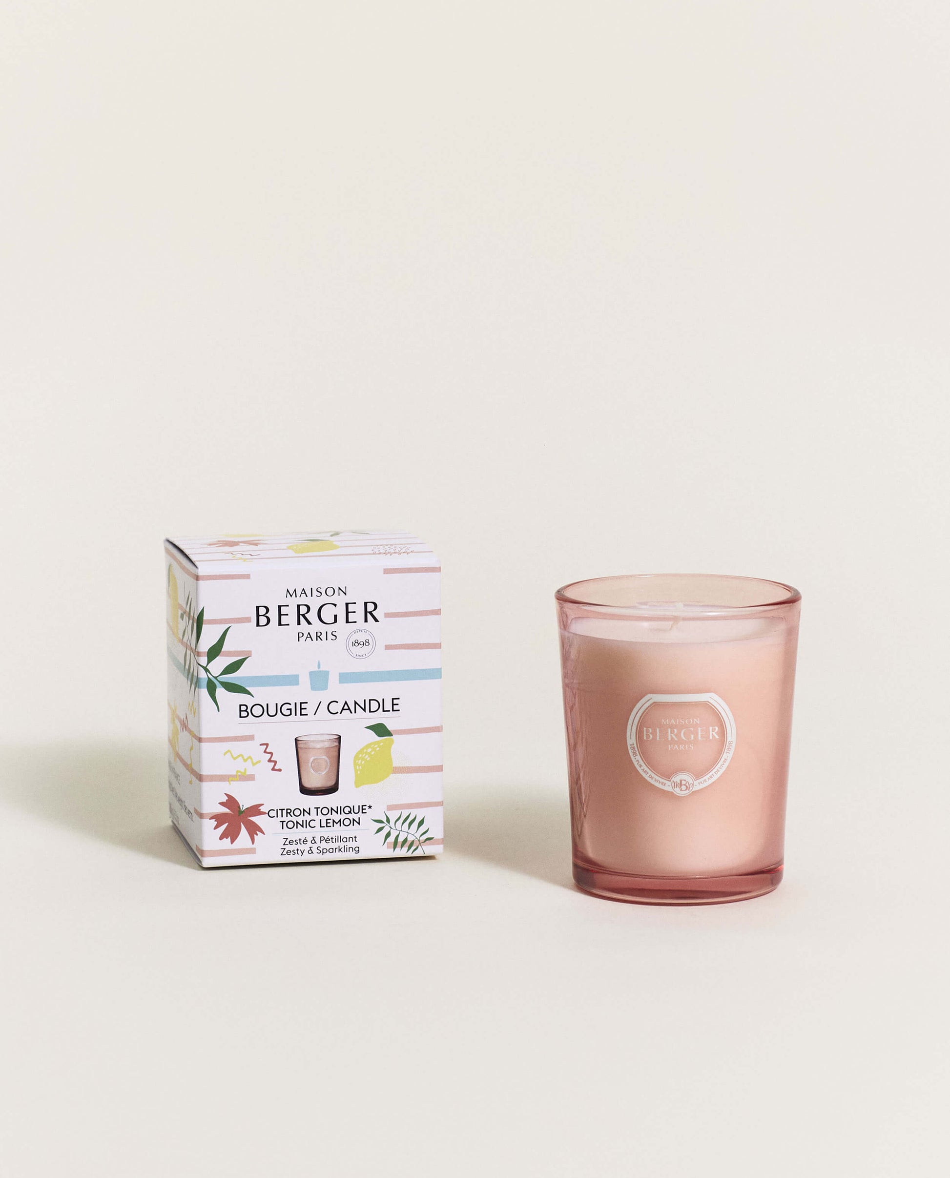 Riviera Scented Candle – Tonic Lemon