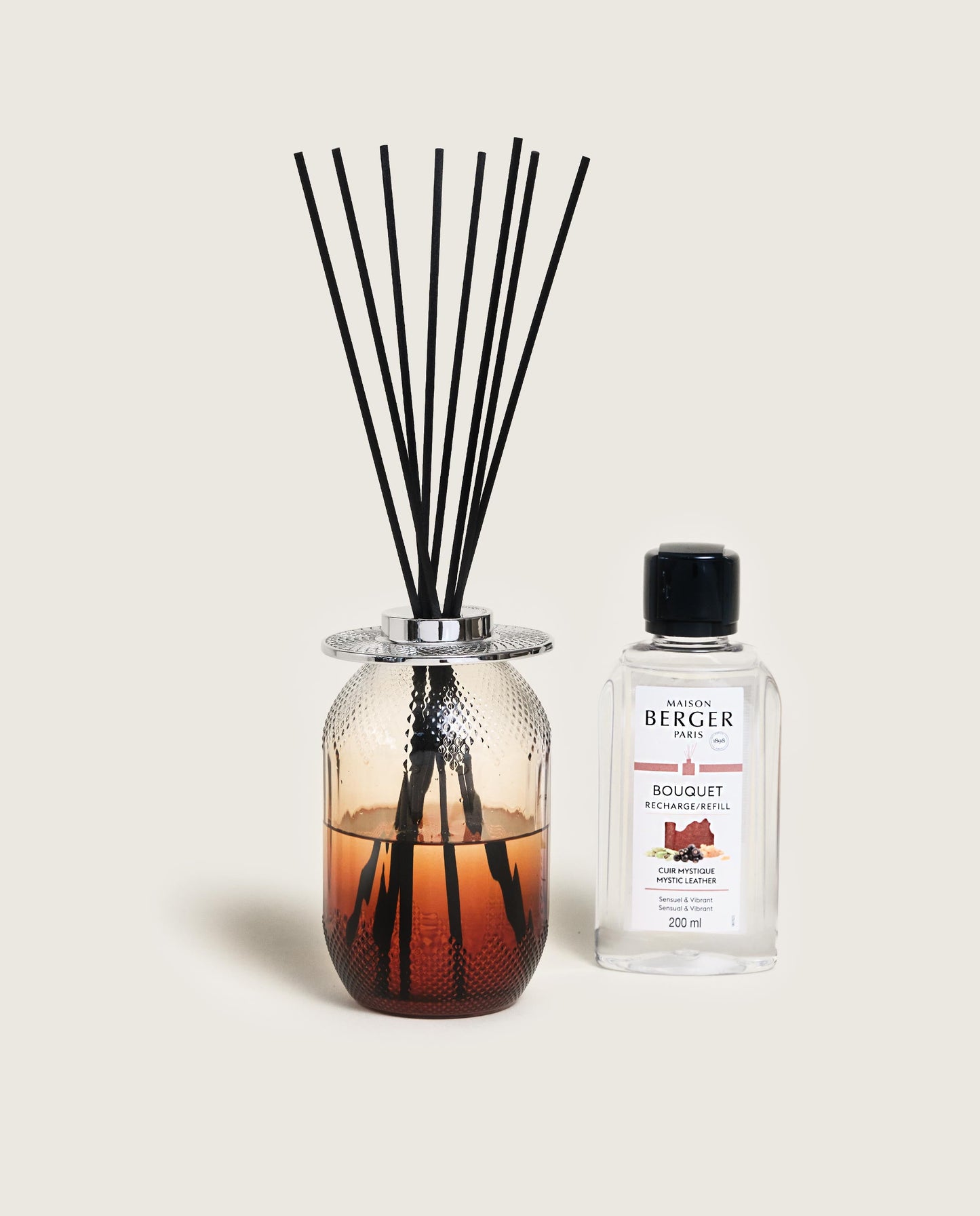 Evanescence Reed Diffuser Gift Set + Mystic Leather—Fawn